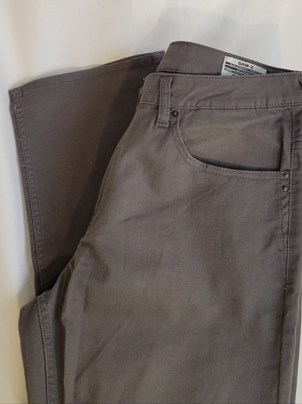 Buffalo David Bitton Men's Straight Jeans in Charcoal Gray